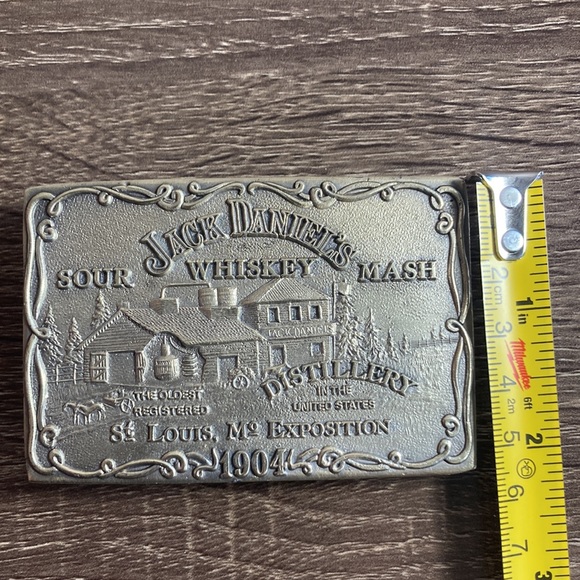 Rare Vintage Brass Jack Daniel’s Belt Buckle - Picture 5 of 10